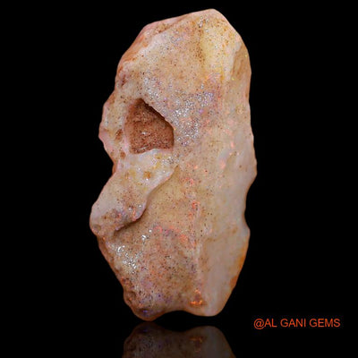 10.20 Cts Natural Australian Fire Opal Loose Gemstone Fancy Rough 24x12x7 mm R-304