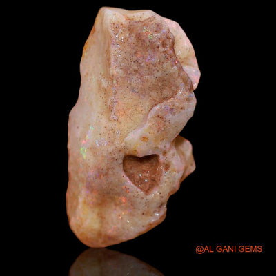10.20 Cts Natural Australian Fire Opal Loose Gemstone Fancy Rough 24x12x7 mm R-304