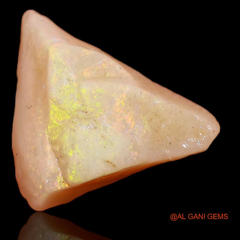 4.20 Cts Unheated Australian Fire Opal Loose Gemstone Fancy Rough Natural 14x13x5 mm R-305