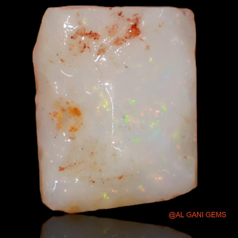 Natural Untreated Fire Opal Loose Gemstone Fancy Rough From Australia 4.90 Cts 11x9x6 mm R-308