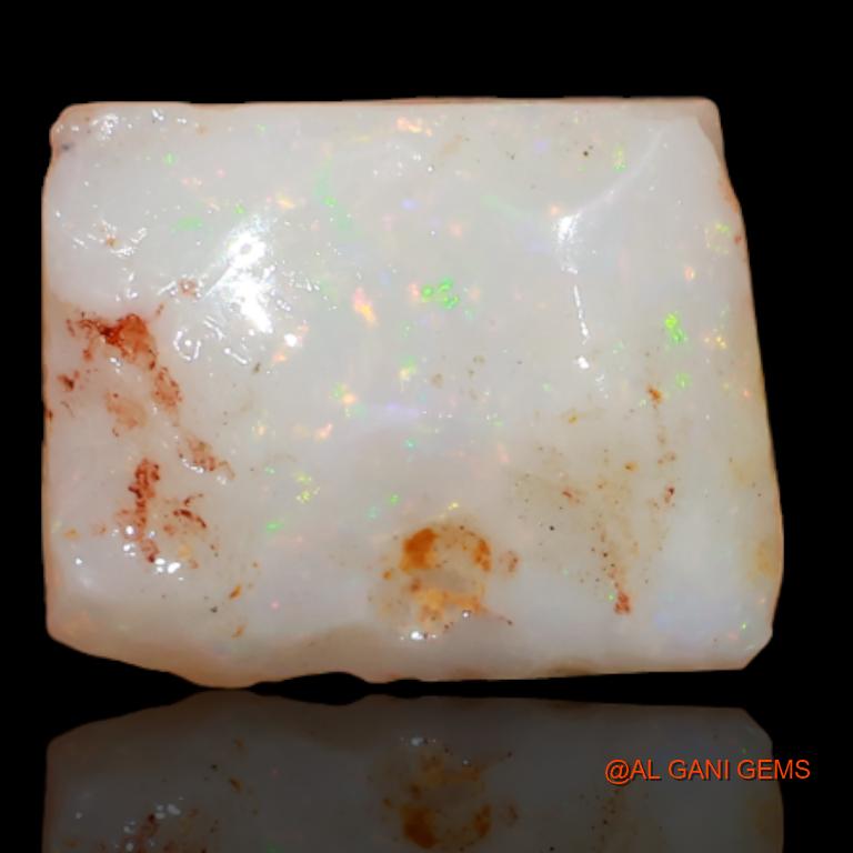 Natural Untreated Fire Opal Loose Gemstone Fancy Rough From Australia 4.90 Cts 11x9x6 mm R-308