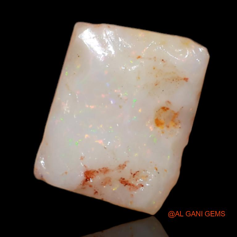 Natural Untreated Fire Opal Loose Gemstone Fancy Rough From Australia 4.90 Cts 11x9x6 mm R-308