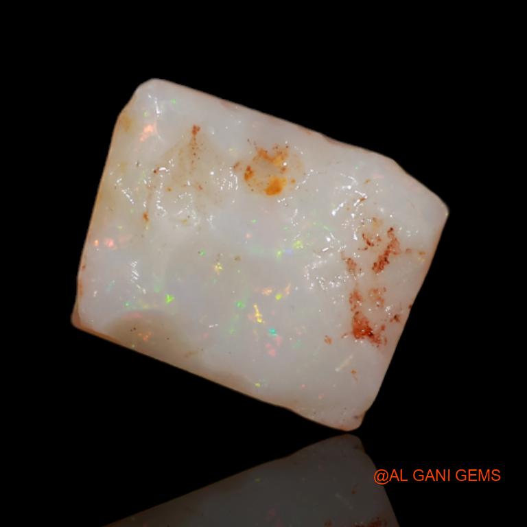 Natural Untreated Fire Opal Loose Gemstone Fancy Rough From Australia 4.90 Cts 11x9x6 mm R-308