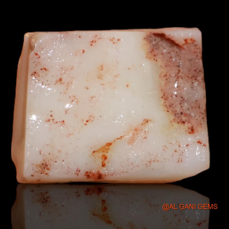 Natural Untreated Fire Opal Loose Gemstone Fancy Rough From Australia 4.90 Cts 11x9x6 mm R-308