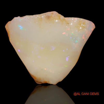 6.30 Cts Natural Australian Fire Opal Loose Gemstone Fancy Rough 20x11x4 mm R-310