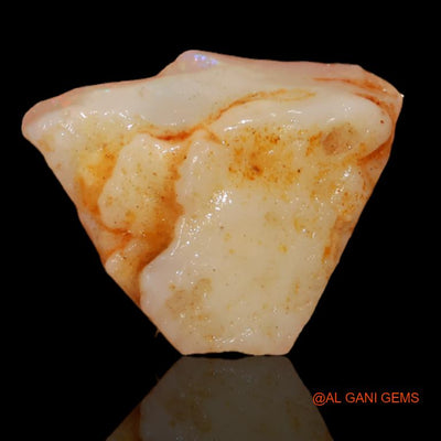 6.30 Cts Natural Australian Fire Opal Loose Gemstone Fancy Rough 20x11x4 mm R-310
