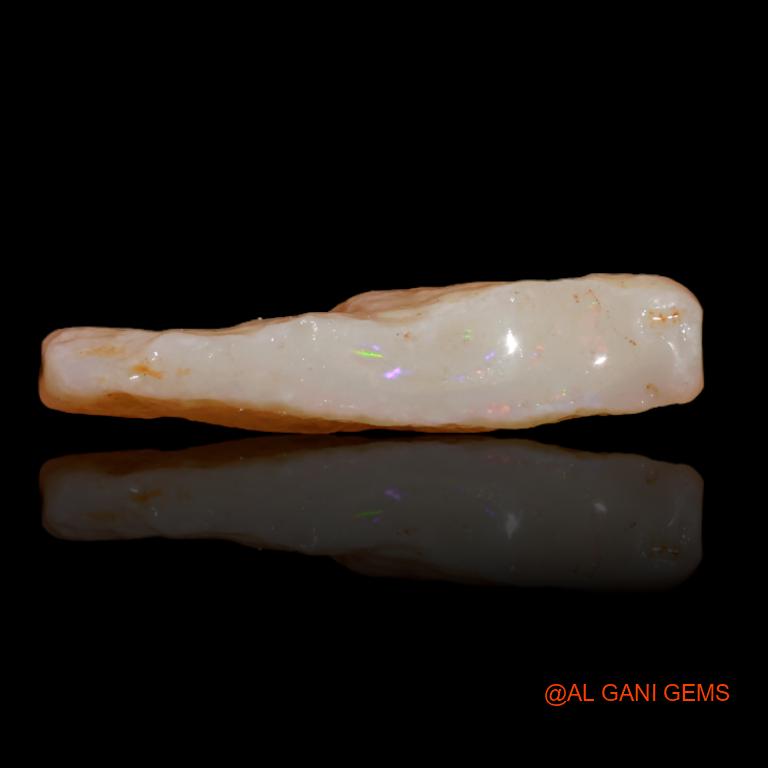 7.35 Cts Natural Australian Fire Opal Loose Gemstone Fancy Rough 18x15x4 mm R-311