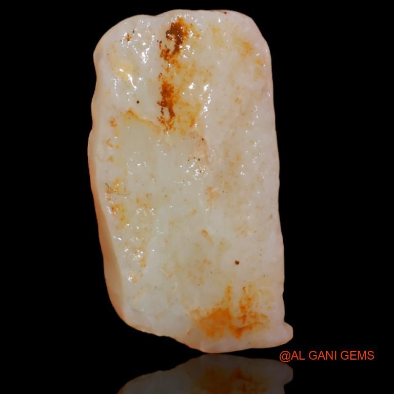 7.35 Cts Natural Australian Fire Opal Loose Gemstone Fancy Rough 18x15x4 mm R-311