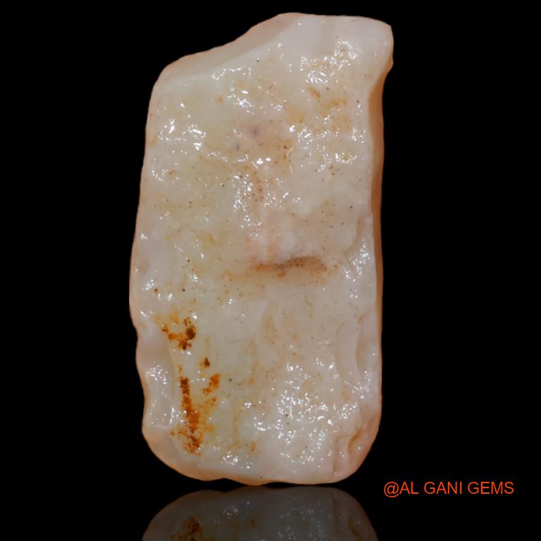 7.35 Cts Natural Australian Fire Opal Loose Gemstone Fancy Rough 18x15x4 mm R-311
