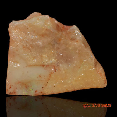 7.25 Cts Natural Australian Fire Opal Loose Gemstone Fancy Rough 14x12x7 mm R-312