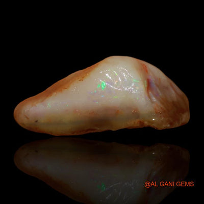 Natural Untreated Fire Opal Loose Gemstone Fancy Rough From Australia 8.00 Cts 18x11x9 mm R-314