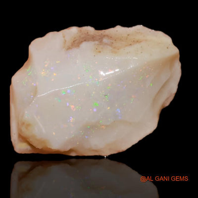 4.15 Cts Natural Australian Fire Opal Loose Gemstone Fancy Rough 17x9x6 mm R-317