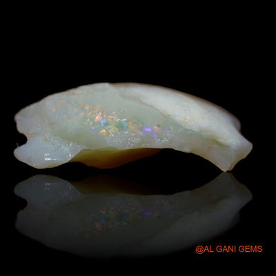 6.25 Cts Natural Australian Fire Opal Loose Gemstone Fancy Rough 23x14x4 mm R-318