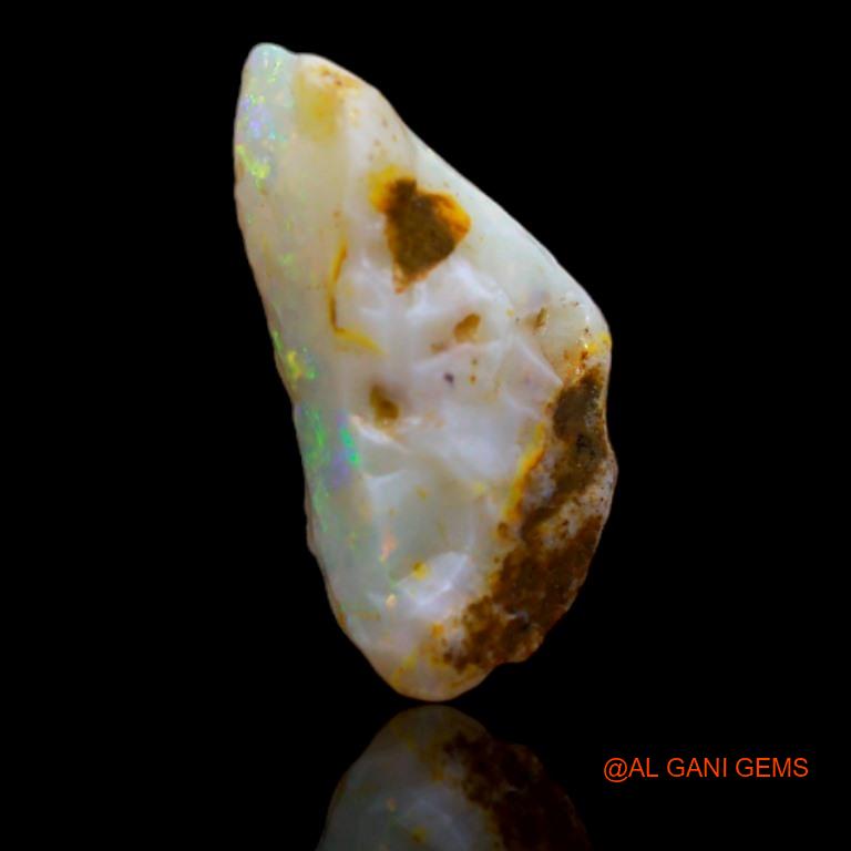 2.70 Cts Unheated Australian Fire Opal Loose Gemstone Fancy Rough Natural 7x3x2 mm R-31