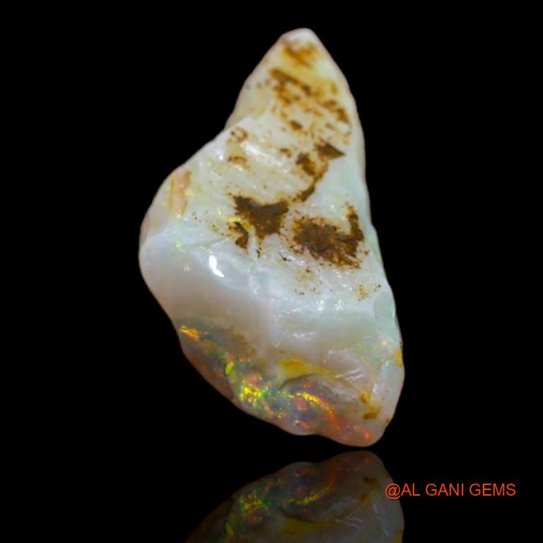 2.70 Cts Unheated Australian Fire Opal Loose Gemstone Fancy Rough Natural 7x3x2 mm R-31