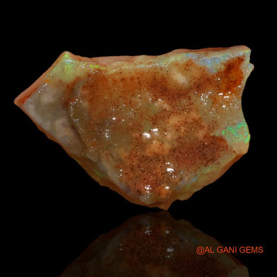 6.70 Cts Natural Australian Fire Opal Loose Gemstone Fancy Rough 20x12x5 mm R-320