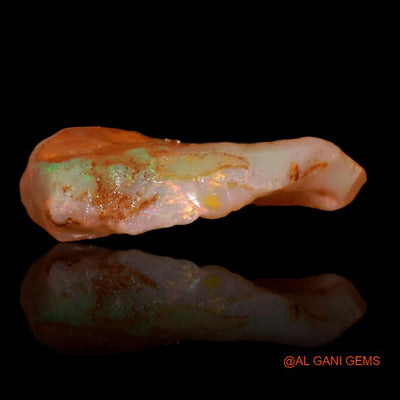 6.35 Cts Unheated Australian Fire Opal Loose Gemstone Fancy Rough Natural 15x14x5 mm R-321