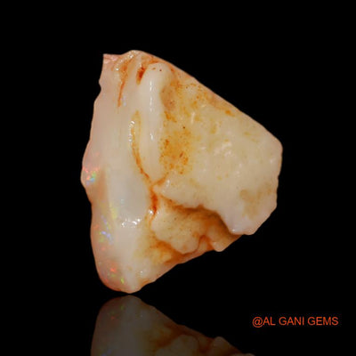 5.80 Cts Natural Australian Fire Opal Loose Gemstone Fancy Rough 17x10x7 mm R-322