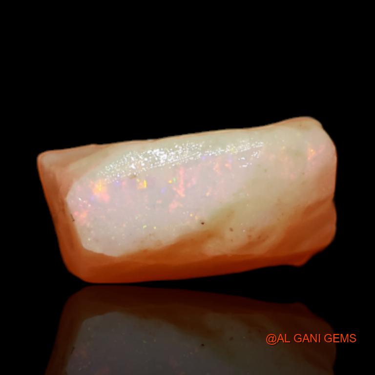 7.00 Cts Unheated Australian Fire Opal Loose Gemstone Fancy Rough Natural 17x13x6 mm R-324
