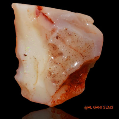 5.00 Cts Natural Australian Fire Opal Loose Gemstone Fancy Rough 16x12x7 mm R-325