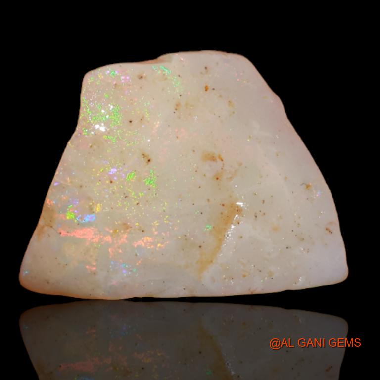 2.35 Cts Natural Australian Fire Opal Loose Gemstone Fancy Rough 15x11x2 mm R-326