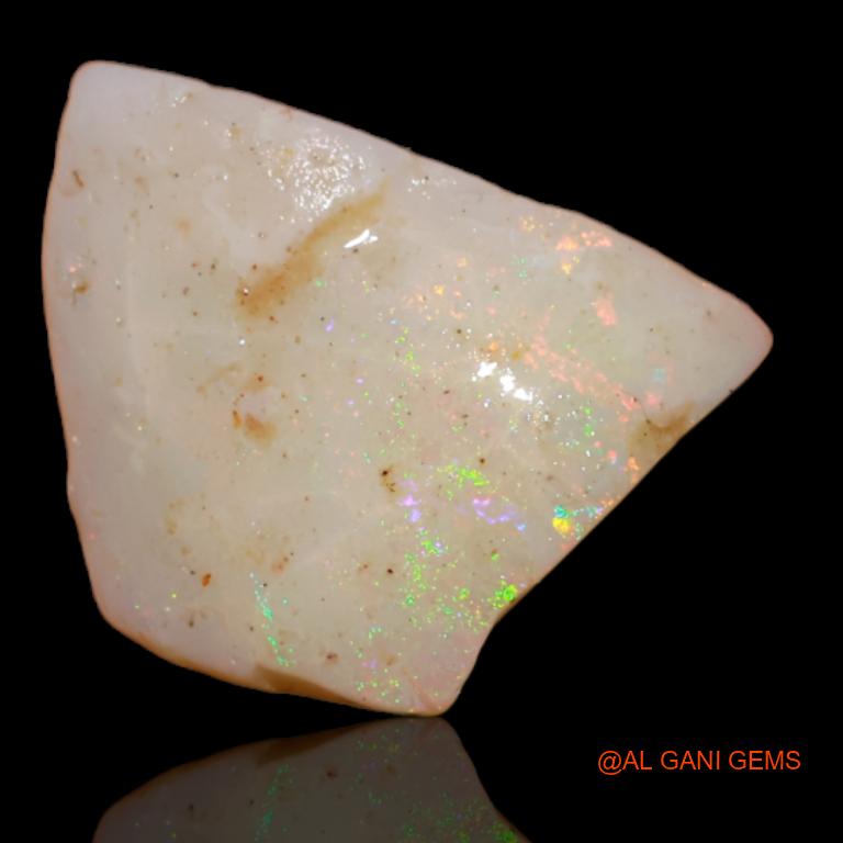 2.35 Cts Natural Australian Fire Opal Loose Gemstone Fancy Rough 15x11x2 mm R-326