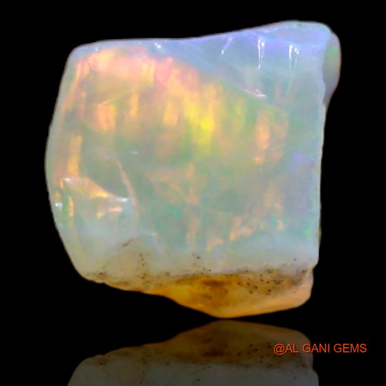 4.50 Cts Natural Australian Fire Opal Fancy Rough Loose Gemstone For Jewelry 6x4x3 mm R-32