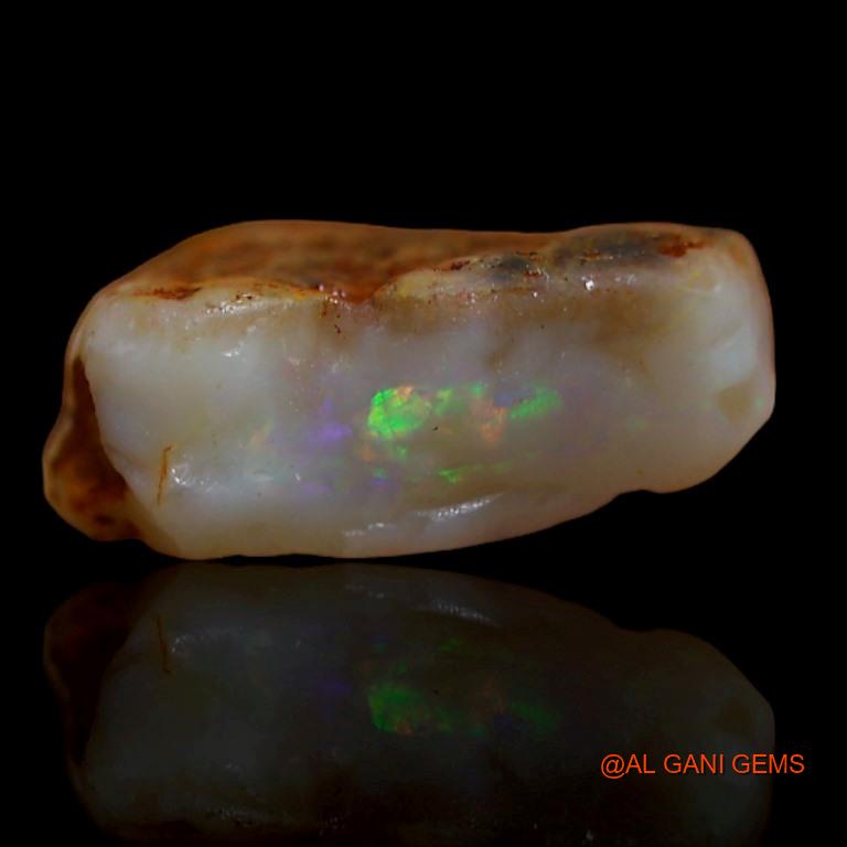 Natural Untreated Fire Opal Loose Gemstone Fancy Rough From Australia 6.00 Cts 16x11x5 mm R-330