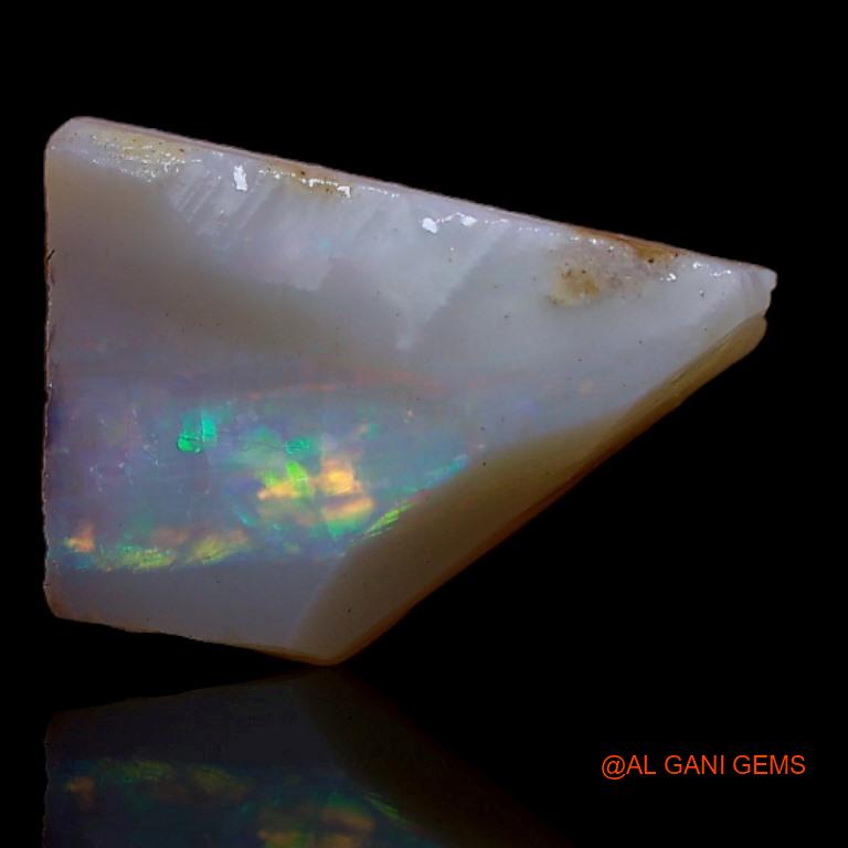Natural Untreated Fire Opal Loose Gemstone Fancy Rough From Australia 4.70 Cts 15x10x5 mm R-332