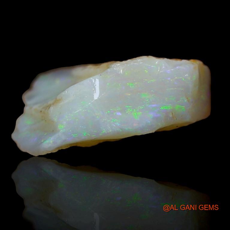 6.20 Cts Natural Australian Fire Opal Loose Gemstone Fancy Rough 16x14x6 mm R-337