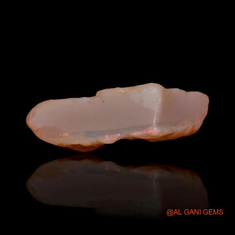 Natural Fire Opal Gemstone 7.70 Cts Loose Fancy Rough From Australia 21x12x5 mm R-338