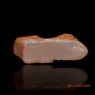 Natural Fire Opal Gemstone 7.70 Cts Loose Fancy Rough From Australia 21x12x5 mm R-338