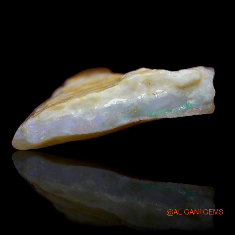 Natural Untreated Fire Opal Loose Gemstone Fancy Rough From Australia 6.70 Cts 19x11x5 mm R-339