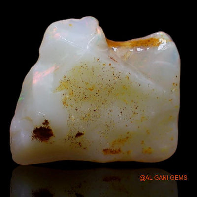 3.90 Cts Natural Australian Fire Opal Loose Gemstone Fancy Rough 13x12x4 mm R-342