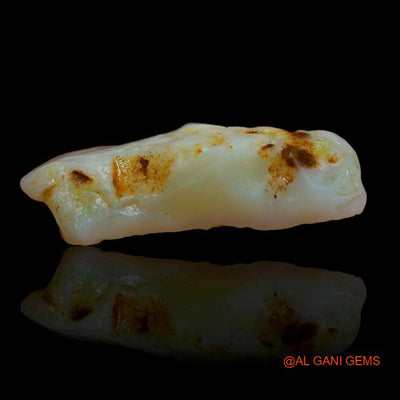 6.70 Cts Natural Australian Fire Opal Loose Gemstone Fancy Rough 22x9x6 mm R-343