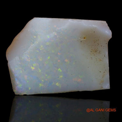 5.65 Cts Natural Australian Fire Opal Loose Gemstone Fancy Rough 14x11x4 mm R-344