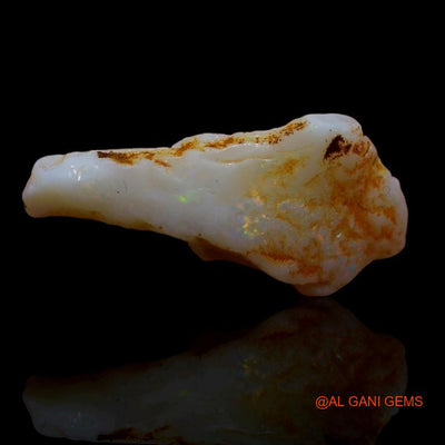 Natural Untreated Fire Opal Loose Gemstone Fancy Rough From Australia 4.20 Cts 21x10x4 mm R-346