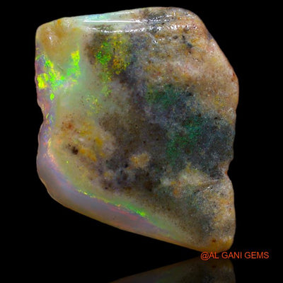 4.60 Cts Natural Australian Fire Opal Loose Gemstone Fancy Rough 19x15x3 mm R-357