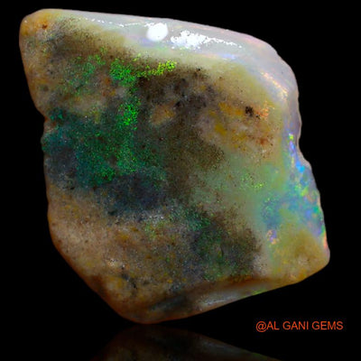 4.60 Cts Natural Australian Fire Opal Loose Gemstone Fancy Rough 19x15x3 mm R-357