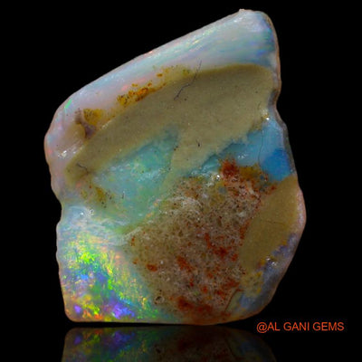 4.60 Cts Natural Australian Fire Opal Loose Gemstone Fancy Rough 19x15x3 mm R-357