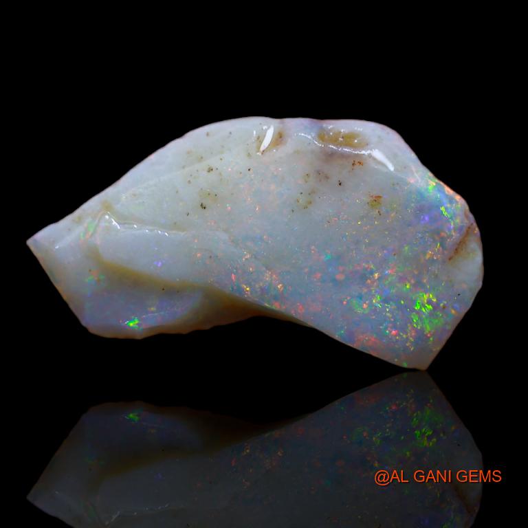 4.30 Cts Natural Australian Fire Opal Loose Gemstone Fancy Rough 21x10x3 mm R-359