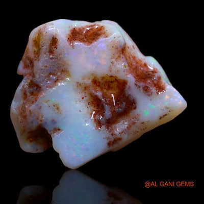 7.20 Cts Natural Australian Fire Opal Fancy Rough Loose Gemstone For Jewelry 16x14x6 mm R-360