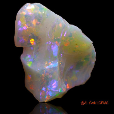 Natural Untreated Fire Opal Loose Gemstone Fancy Rough From Australia 3.60 Cts 14x13x5 mm R-362