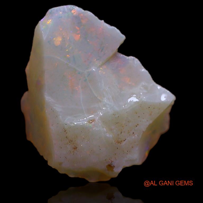 Natural Untreated Fire Opal Loose Gemstone Fancy Rough From Australia 3.60 Cts 14x13x5 mm R-362