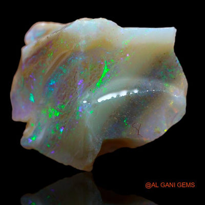 Natural Untreated Fire Opal Loose Gemstone Fancy Rough From Australia 8.00 Cts 11x10x7 mm R-365