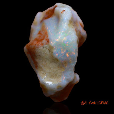 Natural Fire Opal Gemstone 15.50 Cts Loose Fancy Rough From Australia 19x10x7 mm R-366