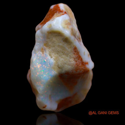 Natural Fire Opal Gemstone 15.50 Cts Loose Fancy Rough From Australia 19x10x7 mm R-366