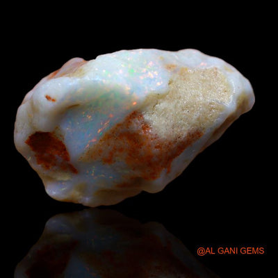 Natural Fire Opal Gemstone 15.50 Cts Loose Fancy Rough From Australia 19x10x7 mm R-366