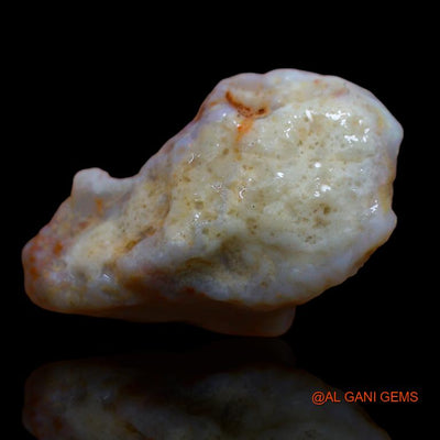 Natural Fire Opal Gemstone 15.50 Cts Loose Fancy Rough From Australia 19x10x7 mm R-366