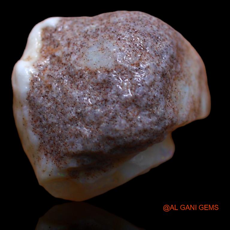 Natural Untreated Fire Opal Loose Gemstone Fancy Rough From Australia 13.50 Cts 14x12x7 mm R-367
